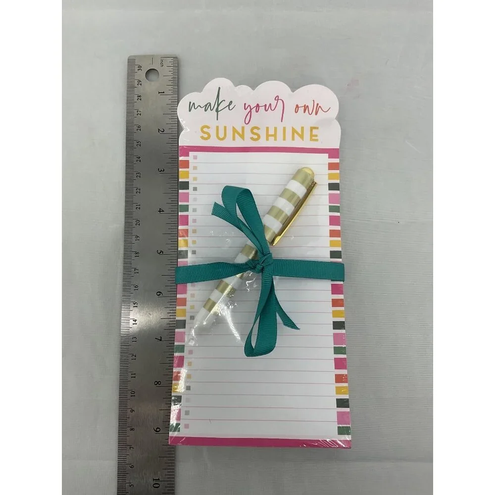Make Your Own Sunshine Notepad & Pen Set 75 Sheets